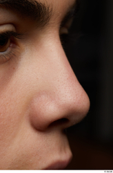 Nose Skin Man Slim Studio photo references